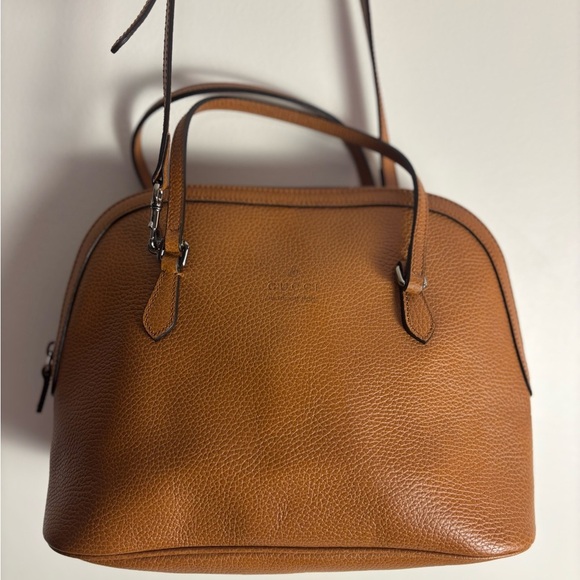 Gucci Tan Leather 2-way Shoulder Bag - Picture 4 of 11